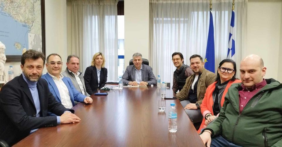 Ο Χριστόδουλος Τοψίδης συναντήθηκε με το Δ.Σ του Εμπορικού Συλλόγου Κομοτηνής