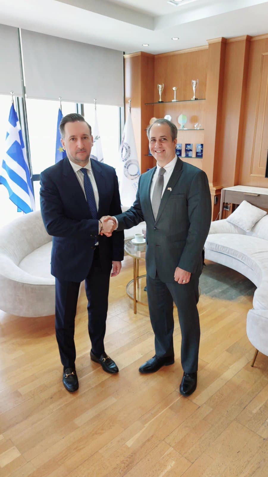 Ο Γιάννης Ζαμπούκης συναντήθηκε με τον Πρόξενο των ΗΠΑ στη Θεσσαλονίκη