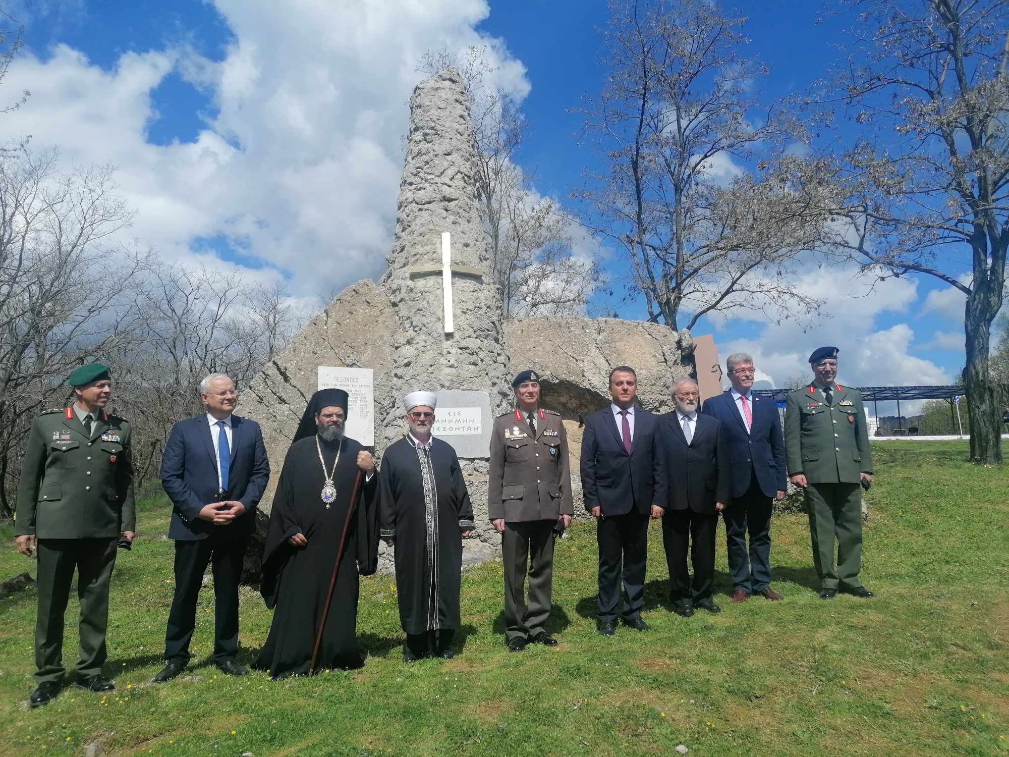 Μνήμη και σεβασμός για τους ήρωες της μάχης του Οχυρού της Νυμφαίας (φωτος)