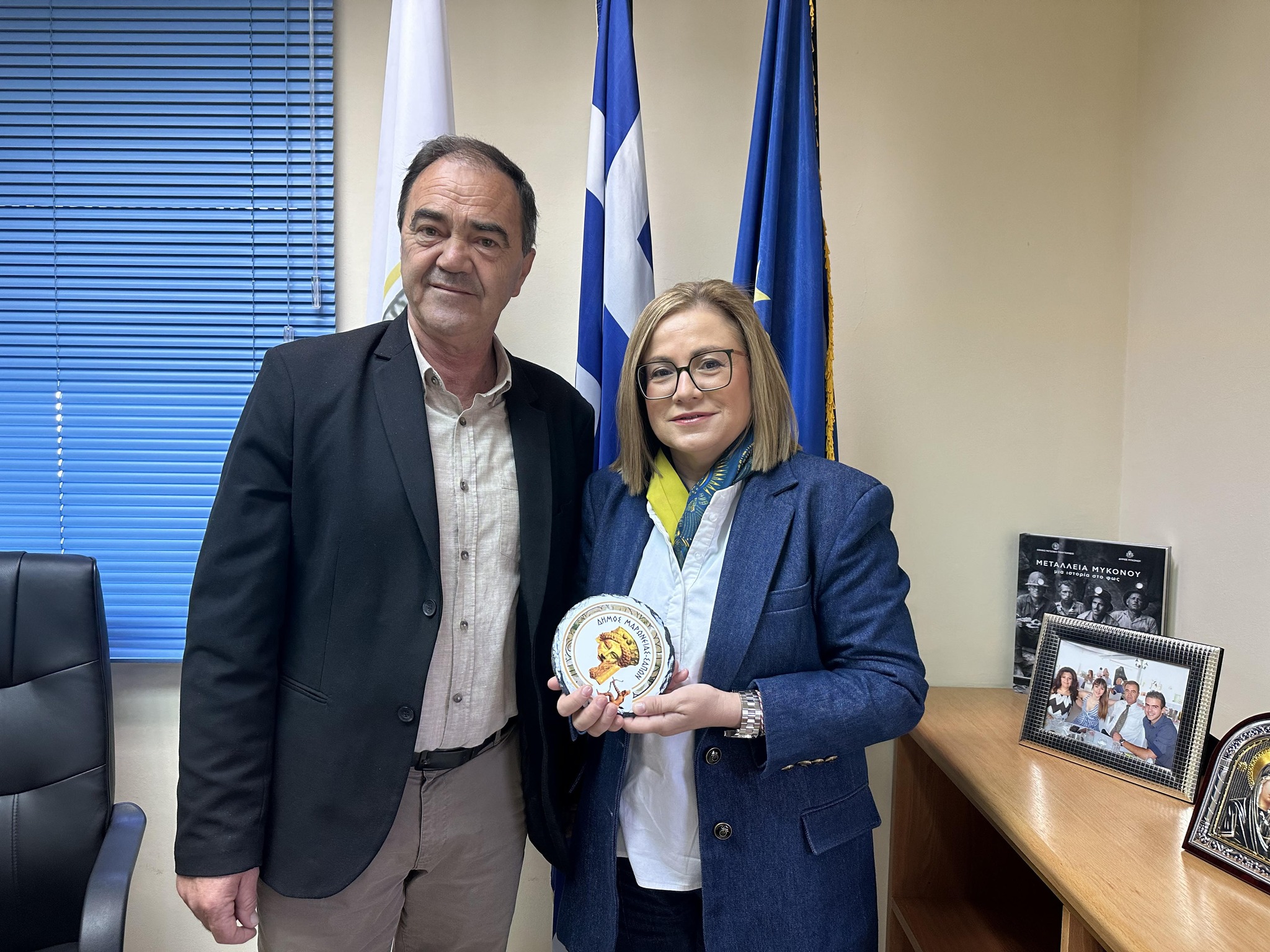Το Δήμο Μαρώνειας- Σαπών επισκέφτηκε η Ευρωβουλευτής Μαρία Σπυράκη