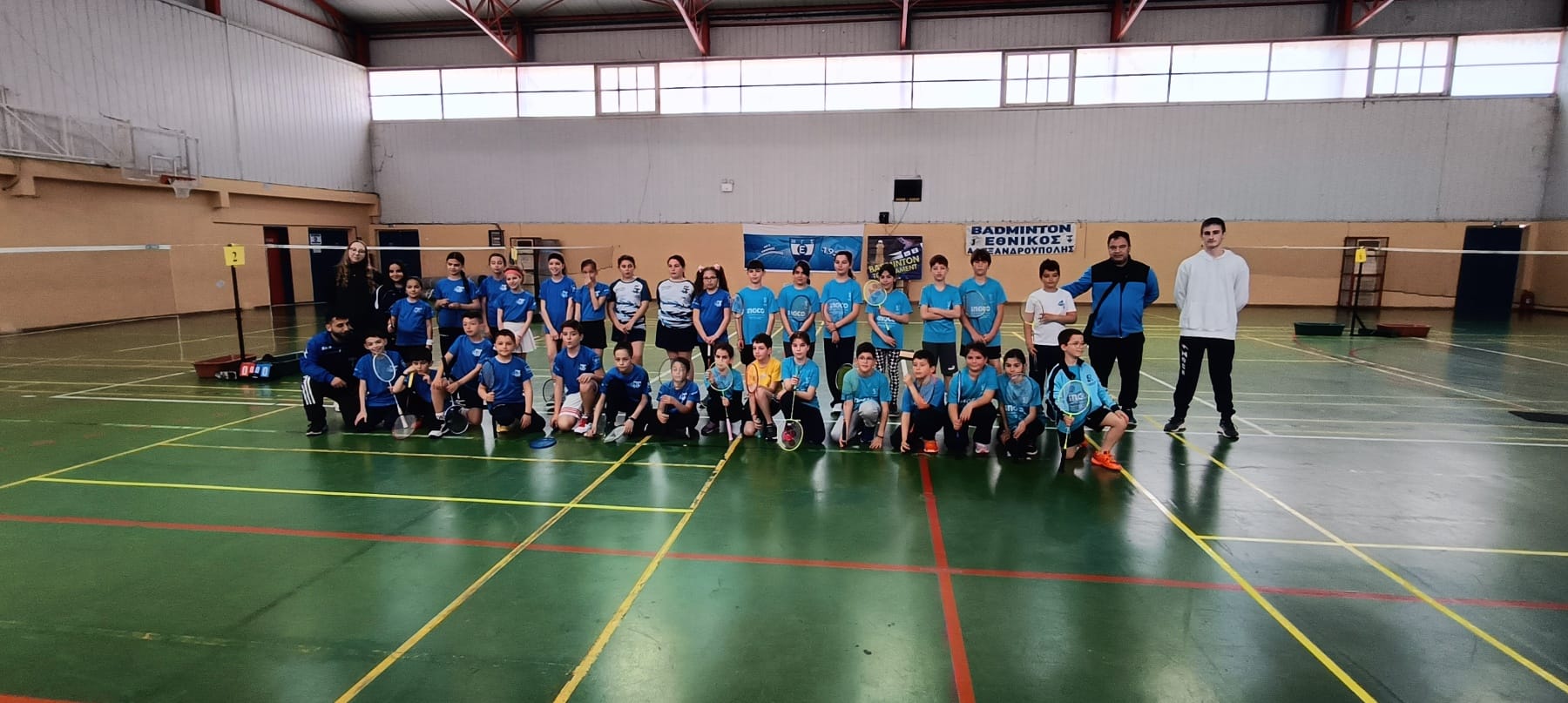 Σύλλογος BADMINTON KOMOTHNHS: Με επιτυχία συμμετείχε στους αγώνες περιφερειακού πρωταθλήματος με   “μικρές” κατηγορίες υ11 και υ13 στην  Αλεξανδρούπολη (φωτος)