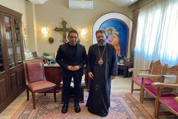 Ο Βουλευτής Επικρατείας Γεώργιος Σταμάτης επισκέφτηκε το Μητροπολίτη Μαρωνείας και Κομοτηνής Ο Βουλευτής Επικρατείας Γεώργιος Σταμάτης επισκέφτηκε το Μητροπολίτη Μαρωνείας και Κομοτηνής