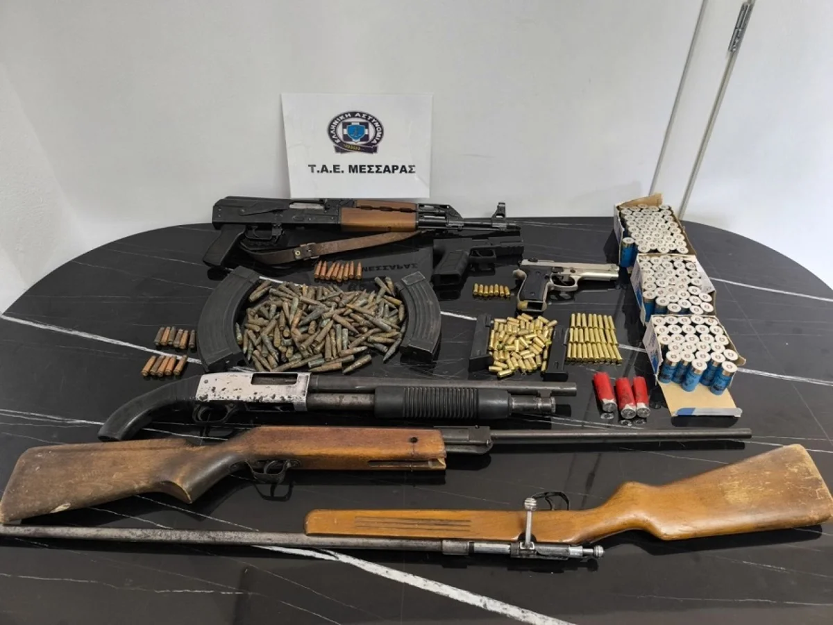 Ηράκλειο: Συνελήφθη 25χρονος για μπαλωθιές με καλάσνικοφ Ηράκλειο: Συνελήφθη 25χρονος για μπαλωθιές με καλάσνικοφ
