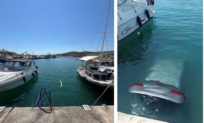Καβάλα: Αυτοκίνητο έπεσε μέσα στη θάλασσα Καβάλα: Αυτοκίνητο έπεσε μέσα στη θάλασσα