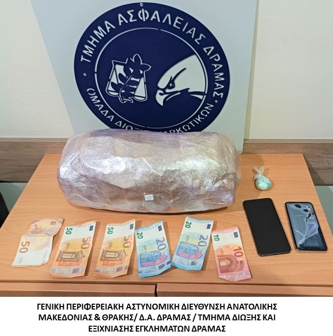 Από αστυνομικούς του Τμήματος Δίωξης και Εξιχνίασης Εγκλημάτων Δράμας συνελήφθησαν δύο ημεδαποί κατηγορούμενοι για διακίνηση ναρκωτικών Από αστυνομικούς του Τμήματος Δίωξης και Εξιχνίασης Εγκλημάτων Δράμας συνελήφθησαν δύο ημεδαποί κατηγορούμενοι για διακίνηση ναρκωτικών