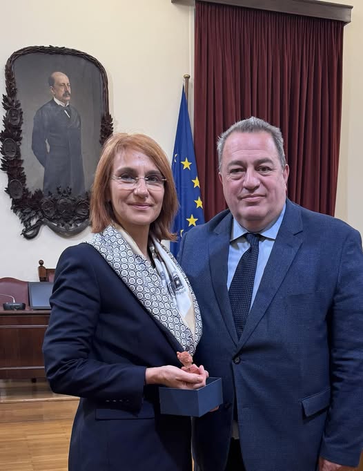 Συνάντηση του Βουλευτή Ροδόπης της ΝΔ, Ευριπίδη Στυλιανίδη, με την πρέσβη της Ρουμανίας στην Ελλάδα