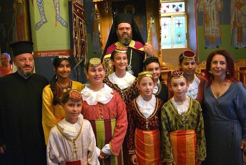 Υποδοχή Ιερού Λειψάνου των 5 Αγίων Μαρτύρων εκ Σαμοθράκης στο Θρυλόριο Κομοτηνής, στα πλαίσια των εκδηλώσεων για την Αγία Μαρίνα