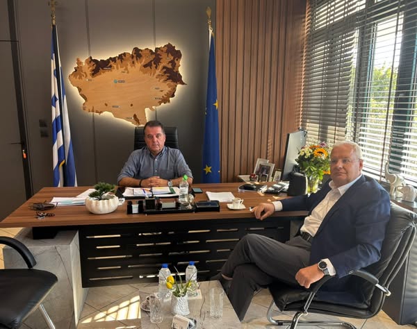 Κομοτηνή: Συνάντηση εργασίας Ιλχάν Αχμέτ – Μανώλη Ταπατζά Κομοτηνή: Συνάντηση εργασίας Ιλχάν Αχμέτ – Μανώλη Ταπατζά
