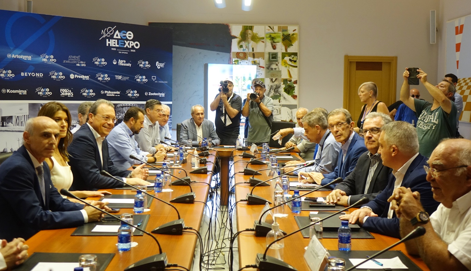 Συνάντηση προέδρου του ΣΥΡΙΖΑ-ΠΡΟΟΔΕΥΤΙΚΗ ΣΥΜΜΑΧΙΑ, Σωκράτη Φάμελλου, με το ΔΣ της ΔΕΘ-HELEXPO