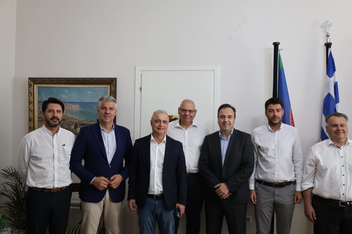 Συνάντηση του υπουργού Ψηφιακής Διακυβέρνησης Δ. Παπαγεωργίου στην Ξάνθη, με τον περιφερειάρχη ΑΜΘ Χρ. Τοψίδη και άλλους τοπικούς φορείς Συνάντηση του υπουργού Ψηφιακής Διακυβέρνησης Δ. Παπαγεωργίου στην Ξάνθη, με τον περιφερειάρχη ΑΜΘ Χρ. Τοψίδη και άλλους τοπικούς φορείς