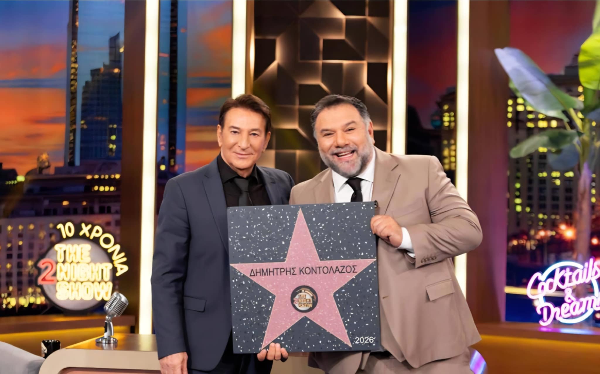 Κοντολάζος στο «The 2Night Show» : «Αγαπάω το τραγούδι, έχω ανάγκη να τραγουδάω και το κάνω από παιδί» Κοντολάζος στο «The 2Night Show» : «Αγαπάω το τραγούδι, έχω ανάγκη να τραγουδάω και το κάνω από παιδί»