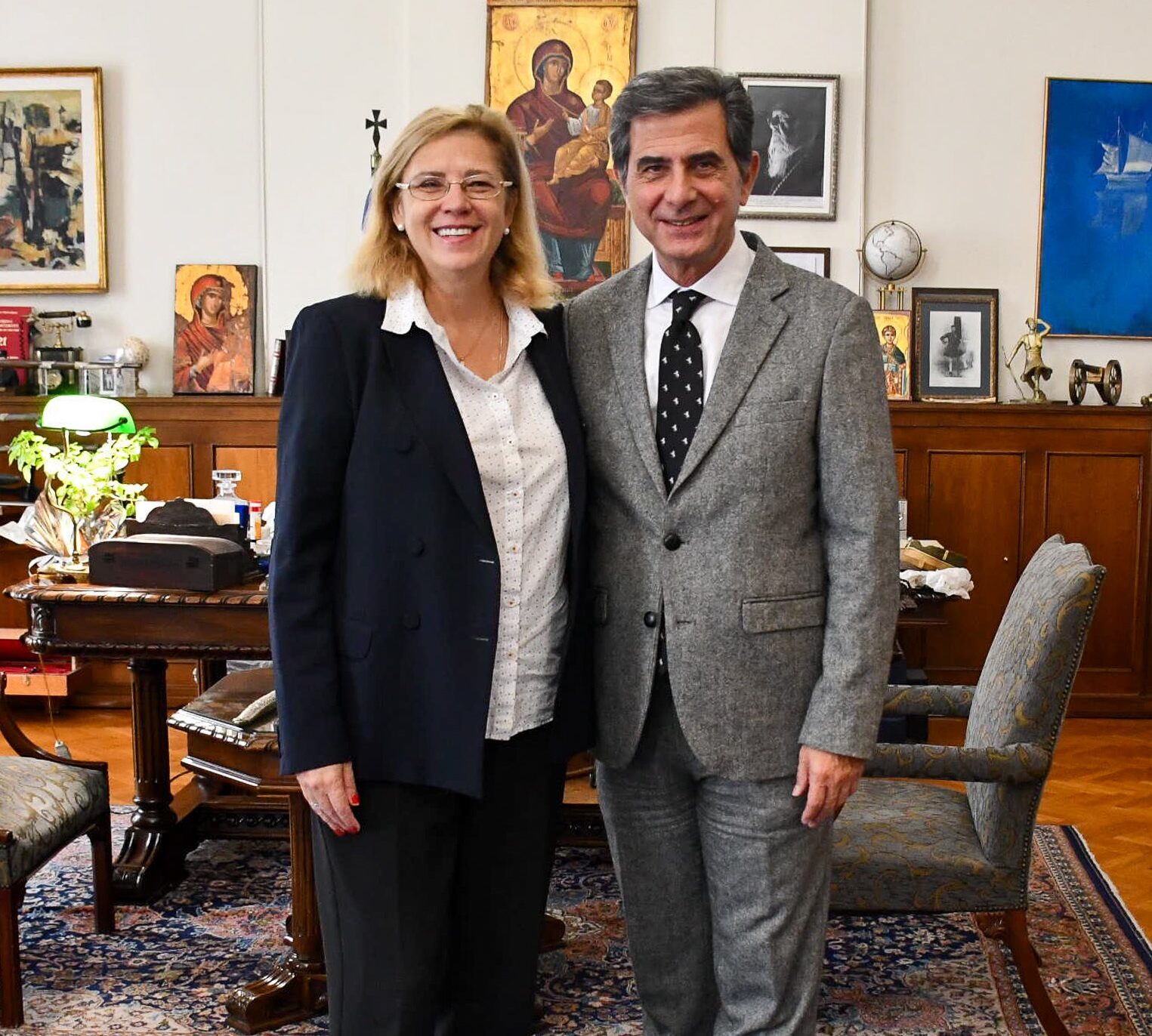 Συνάντηση του ΥΜΑΠΘ με τις γενικές Προξένους  Ρουμανίας και Αλβανίας στη Θεσσαλονίκη