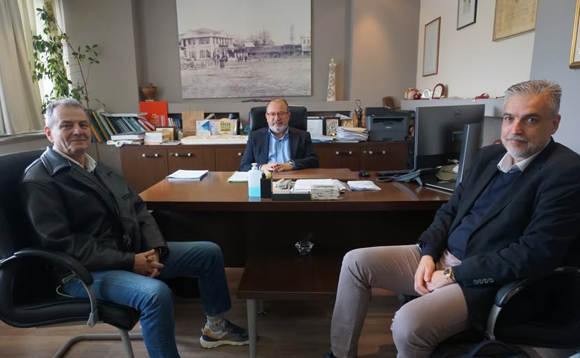 Συνάντηση Δημάρχου Κομοτηνής με καθηγητές του Τμήματος Εργοθεραπείας του ΣΕΦΑΑ του Δημοκρίτειου Πανεπιστήμιου Θράκης