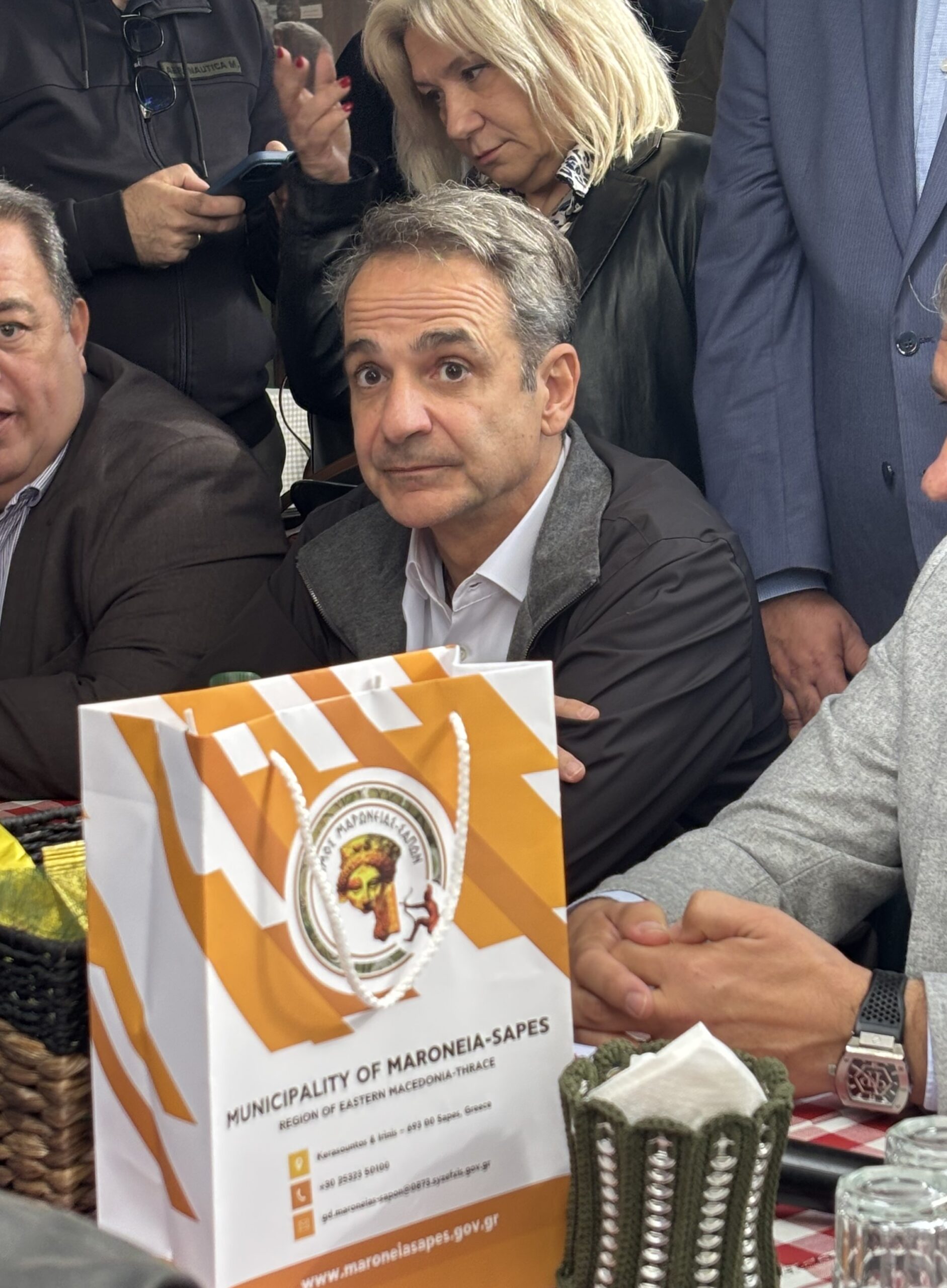 Επίσκεψη του Πρωθυπουργού στη Μαρώνεια – Υποδοχή από τον Δήμαρχο Μαρωνείας-Σαπών