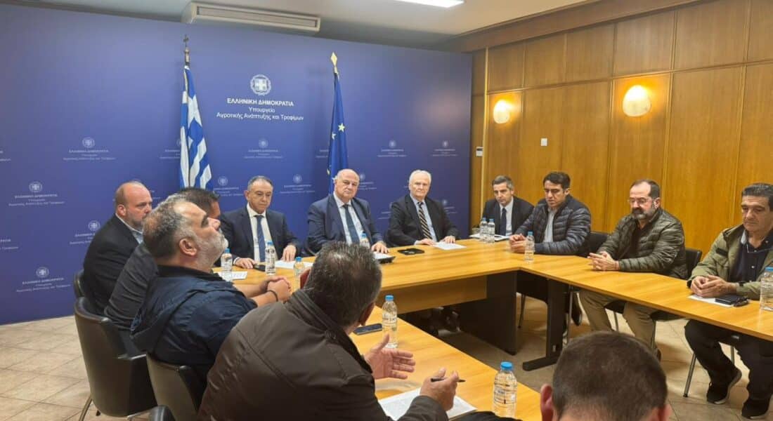 Συνάντηση Τσιάρα με αγρότες – Πληρωμές ΟΠΕΚΕΠΕ και ευλογιά αιγοπροβάτων στο επίκεντρο