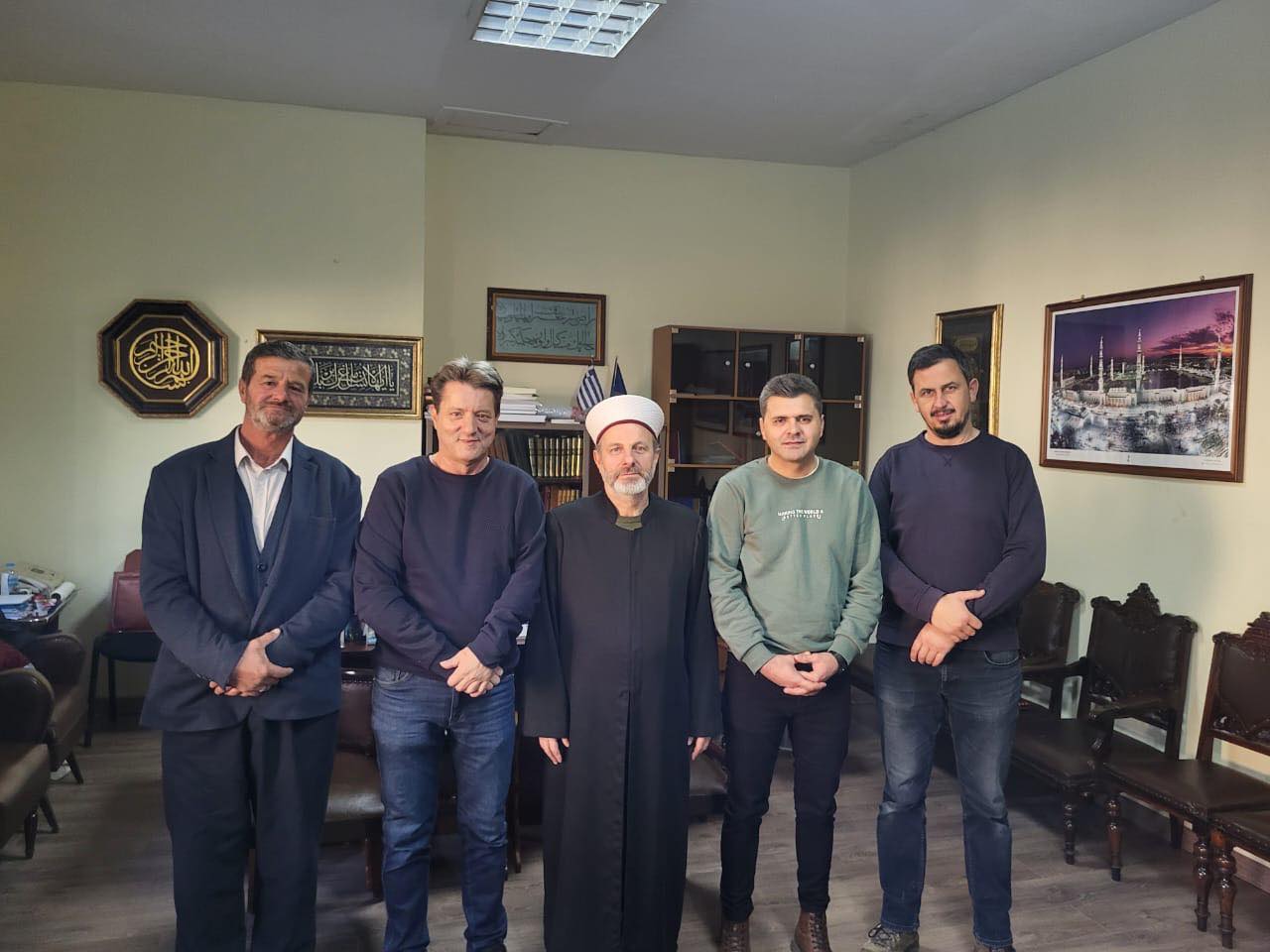 Συνάντηση της ΔΕΜΠ Κομοτηνής με τον  νέο Τοποτηρητή Μουφτή Κομοτηνής