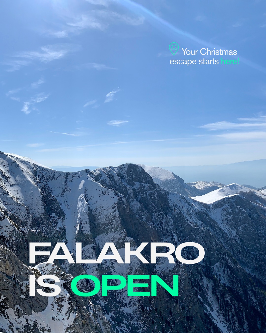 Το Χιονοδρομικό κέντρο του Φαλακρού άνοιξε τις πύλες του