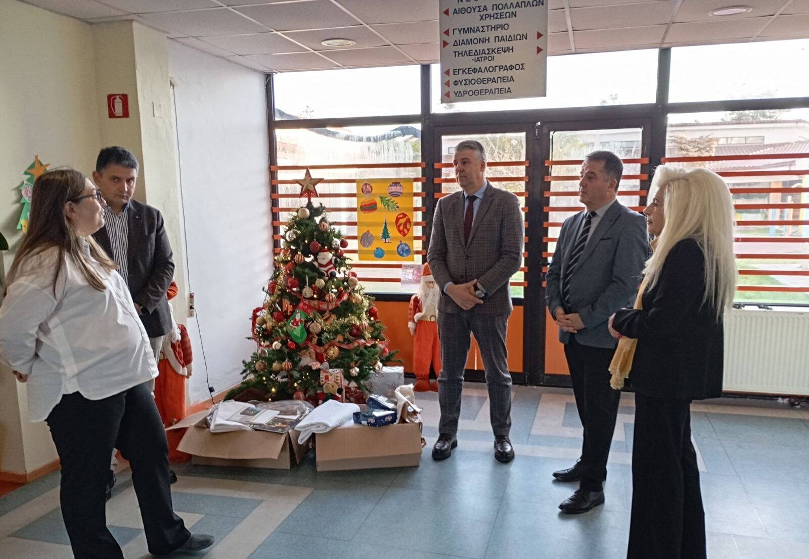 Επίσκεψη Περιφερειάρχη ΑΜΘ και αντιπεριφερειάρχη ΠΕ Ροδόπης  στο Ίδρυμα Χρονίων Παθήσεων Κομοτηνής