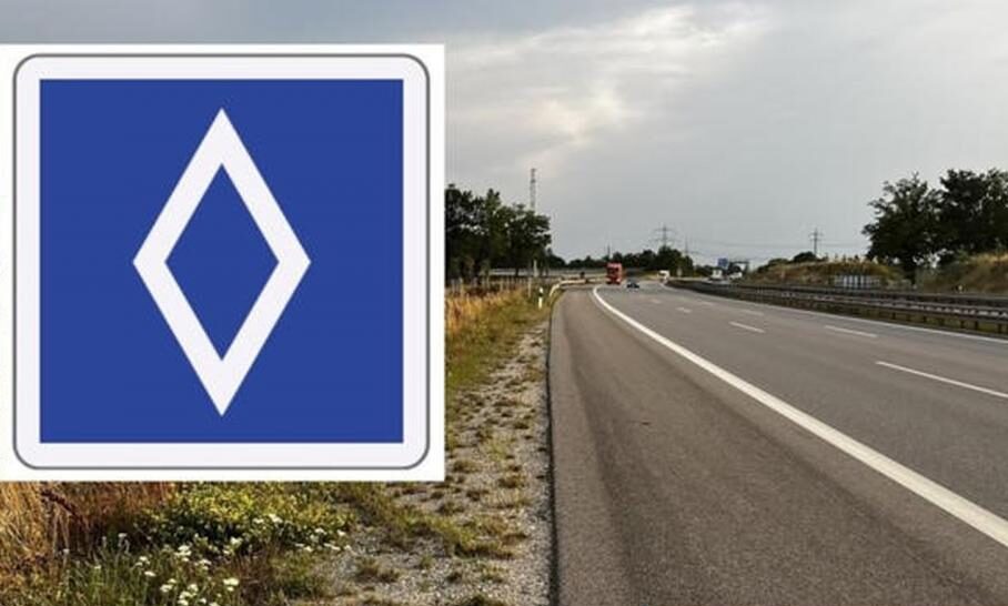 Τι σημαίνει ο μπλε ρόμβος, το σύμβολο που μπαίνει σε πινακίδες στους δρόμους στην Ε.Ε. – Τι να κάνει όταν το δεις