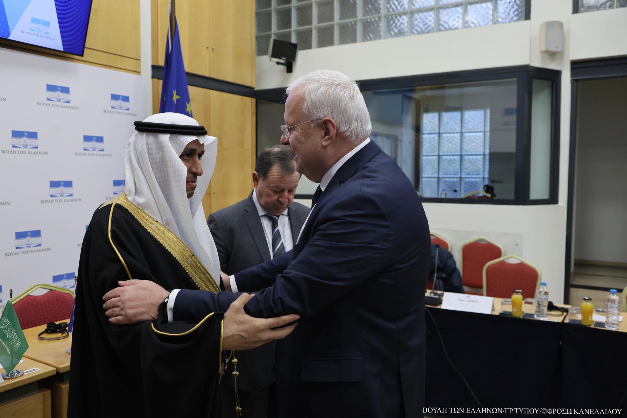Συνάντηση της ΚΟΦ Ελλάδας – Σαουδικής Αραβίας με τον Πρόεδρο της αντίστοιχης Ομάδας Φιλίας και αντιπροσωπεία του Συμβουλίου Shura
