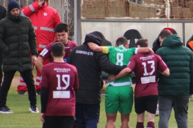 Ρήξη πρόσθιου χιαστού και τέλος η σεζόν για τον αρχηγό του Πανθρακικού Γιάννη Πεχλιβανόπουλο