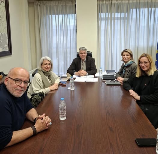 Συνάντηση περιφερειάρχη ΑΜΘ Χριστόδουλου Τοψίδη με στελέχη των Παιδικών Χωριών SOS