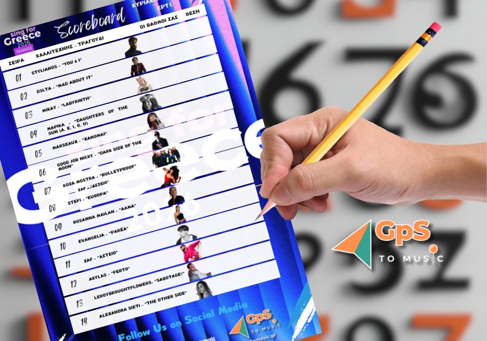 Με 14 τραγούδια ο τελικός του “Sing for Greece 2026” για την εκπροσώπηση της Ελλάδας στη Eurovision 2026- Δείτε videos με τις συμμετοχές Με 14 τραγούδια ο τελικός του “Sing for Greece 2026” για την εκπροσώπηση της Ελλάδας στη Eurovision 2026- Δείτε videos με τις συμμετοχές