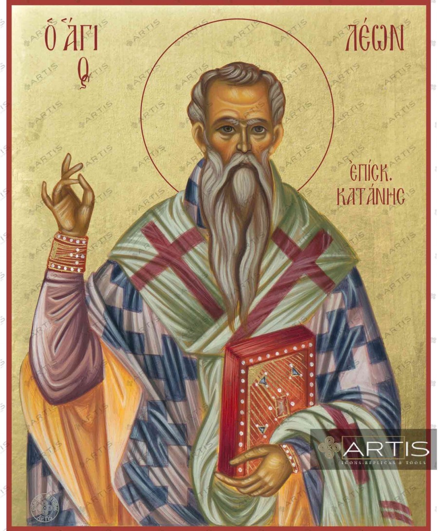 Άγιος Λέων επίσκοπος Κατάνης o  θαυματουργός