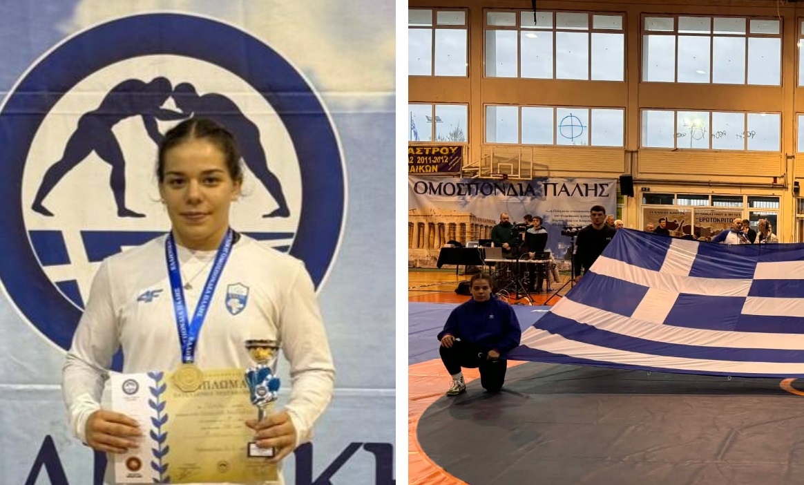 Πανελλήνιο Πρωτάθλημα Πάλης Ανδρών – Γυναικών : Χρυσό μετάλλιο για την Νικολέτα Μπάρμπα