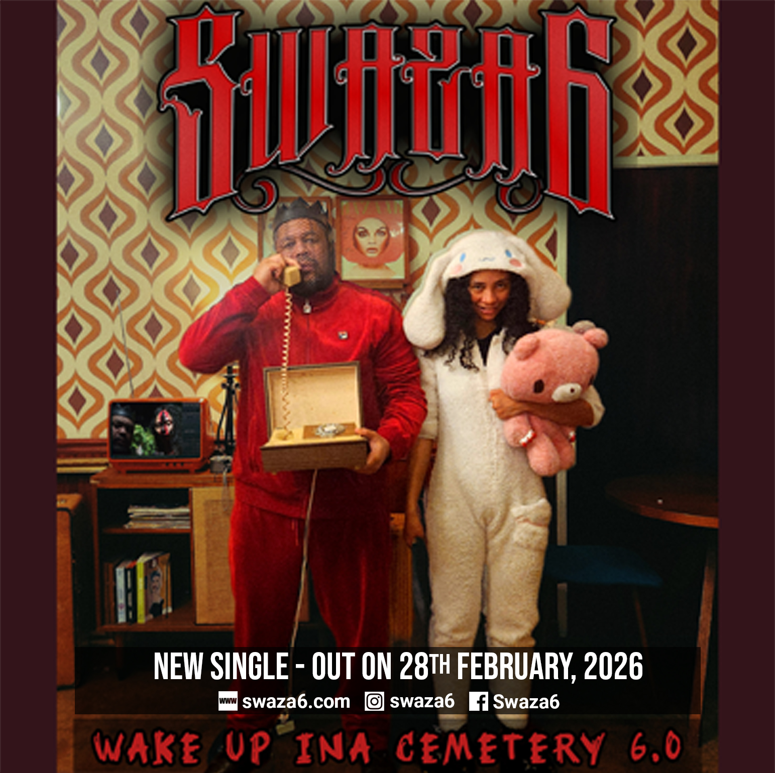 Οι Dark pop SWAZA6 παρουσιάζουν το single “Wake Up In a Cemetery 6.0”