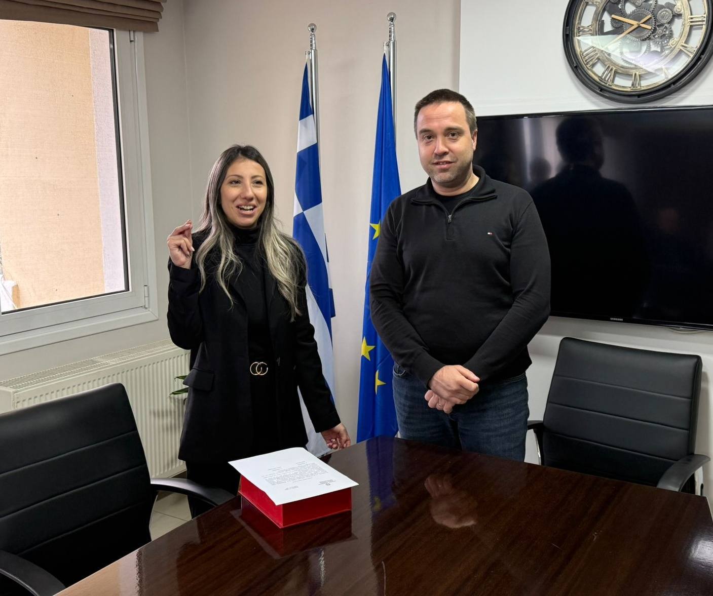 Ορκωμοσία νέας υπαλλήλου στον Δήμο Αρριανών