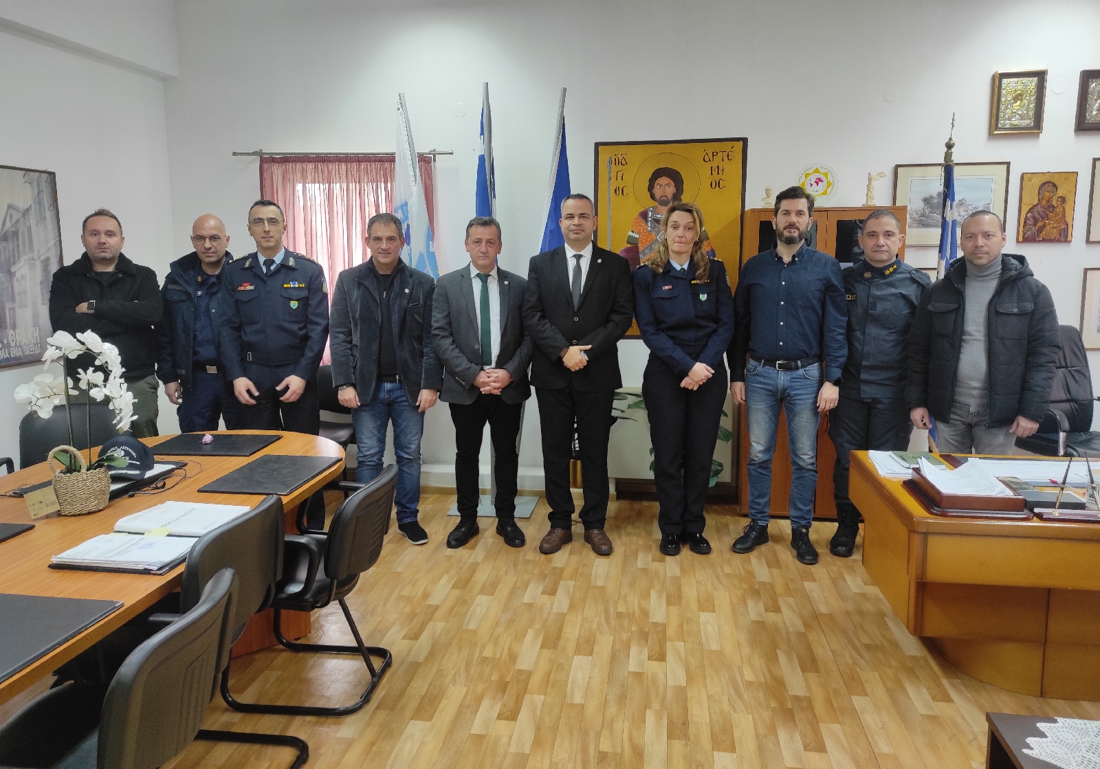 Συνάντηση της Ένωσης Αξιωματικών ΕΛ.ΑΣ. ΑΜΘ με ΓΕΠΑΔΑΜΘ, Σχολή Αστυφυλάκων και Δ.Α. Ροδόπης