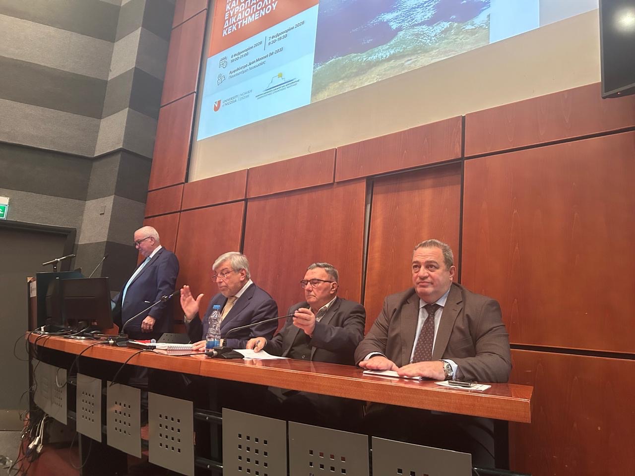 Παρέμβαση Στυλιανίδη σε συνέδριο ΔΙΕΘΝΟΛΟΓΩΝ στην ΚΥΠΡΟ: «Δίκαιη και Βιώσιμη λύση είναι μόνο η Ευρωπαϊκή Λύση»