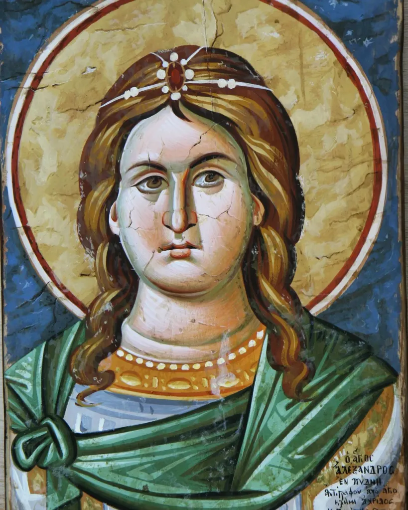 Ο Άγιος Αλέξανδρος,  ο εν Πύδνη
