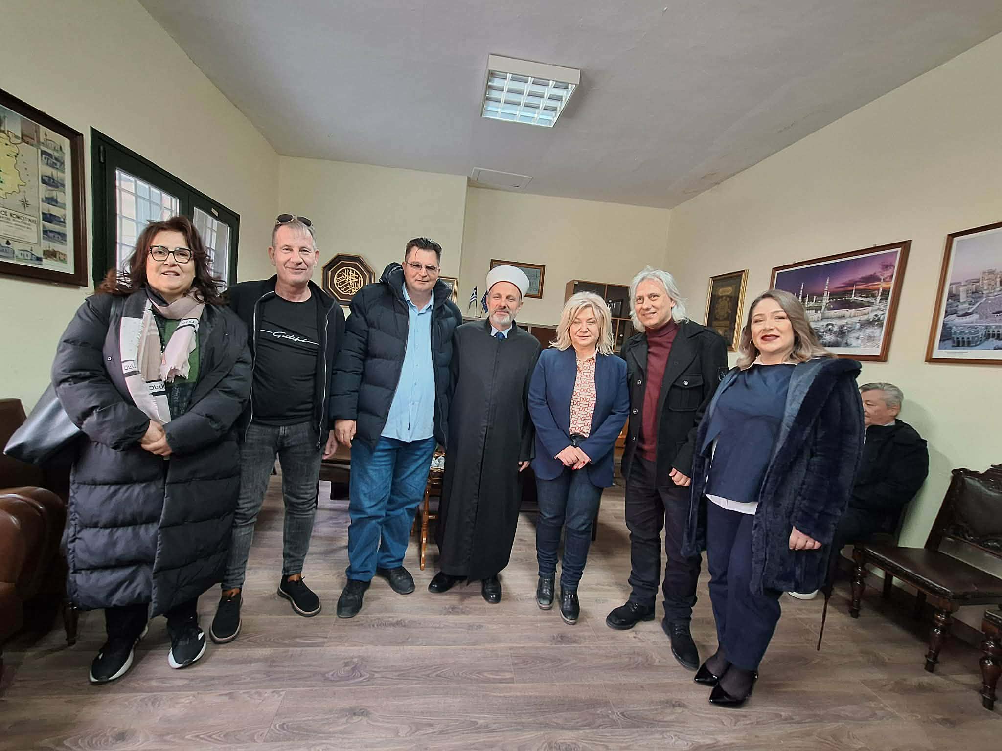 Επίσκεψη της ΔΕEΠ Ροδόπης στον Μουφτή Κομοτηνής και στη ΔΕΜΠΚ, με την ευκαιρία της μεγάλης γιορτής του Μπαϊραμιού (φωτος+video)