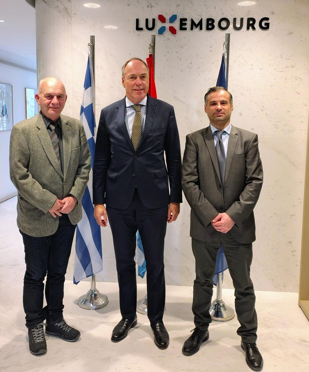 Συνάντηση της Ένωσης Συντακτών Επαρχιακού Τύπου με τον Πρέσβη του Λουξεμβούργου