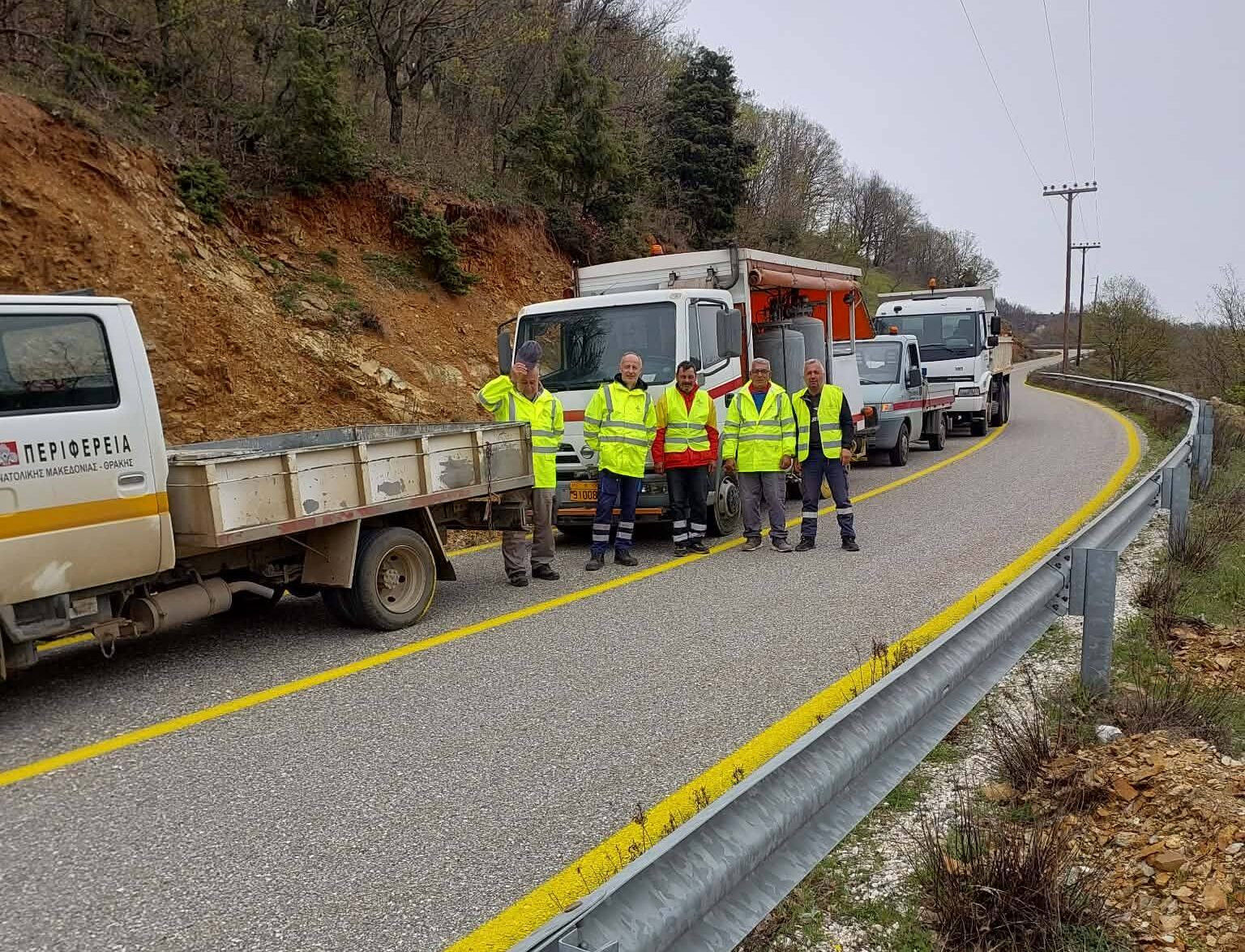 Υλοποιήθηκαν από την ΠΑΜΘ οι παρεμβάσεις βελτίωσης του οδικού δικτύου στον Ορεινό Όγκο της ΠΕ Ροδόπης (φωτος)