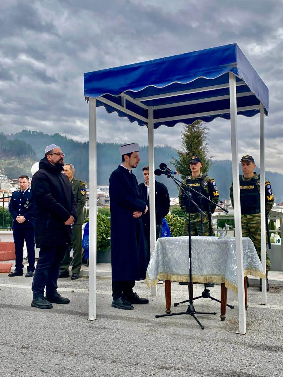 Συμμετοχή του Μουφτή Ξάνθης  στις εκδηλώσεις μνήμης για την επέτειο της Μάχης των Οχυρών, στο μνημείο του Εχίνου (φωτος)