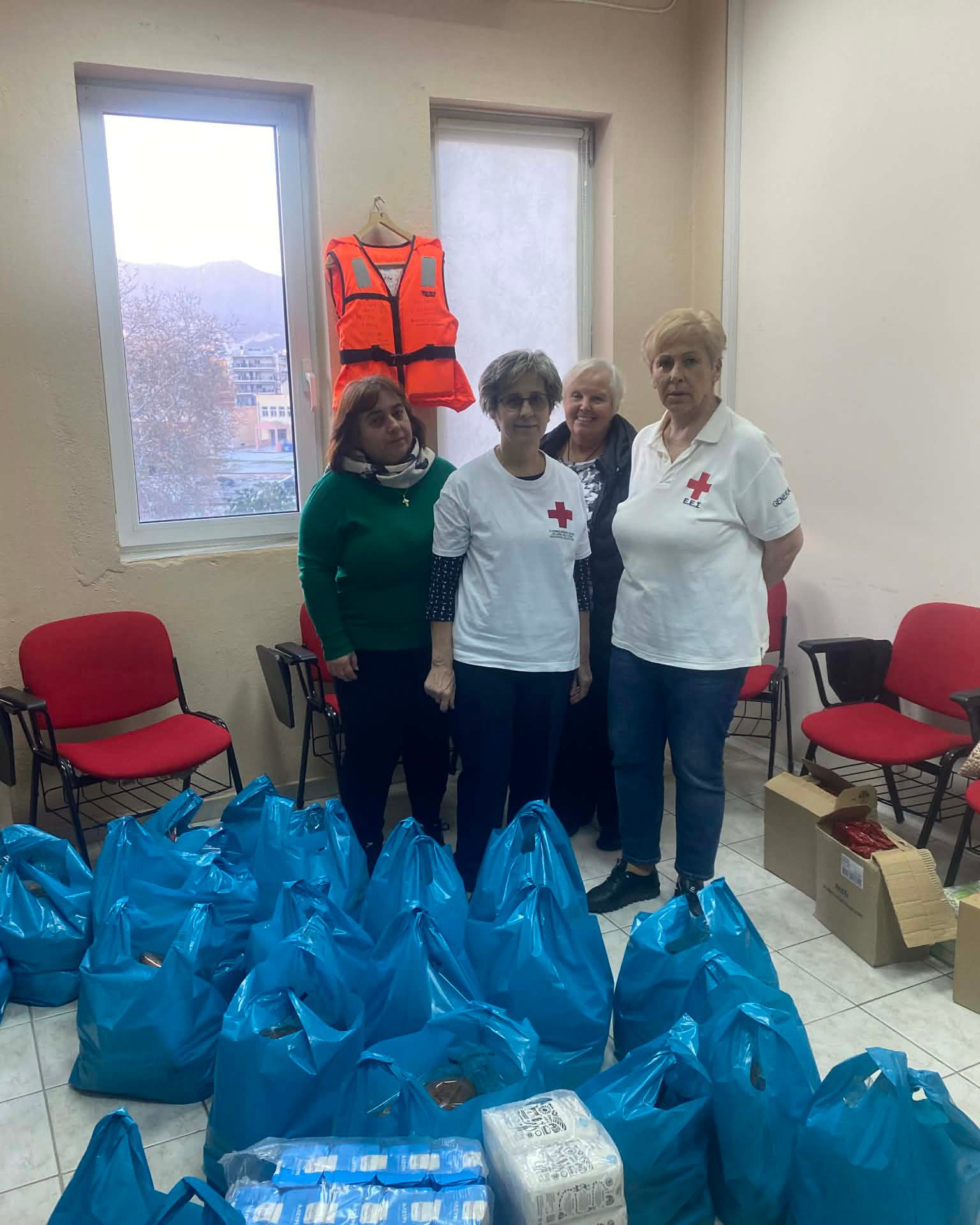 Οι Ερυθροσταυρίτες Κομοτηνής προστρέχουν σε βοήθεια όπου και όποτε χρειαστεί