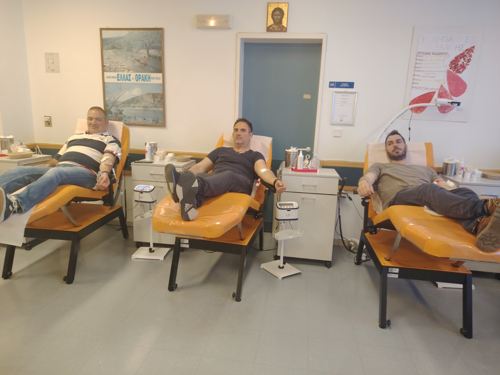 Ολοκληρώθηκε με επιτυχία η Εθελοντική Αιμοδοσία από την Ε.Α.Α.Μ.Θ.