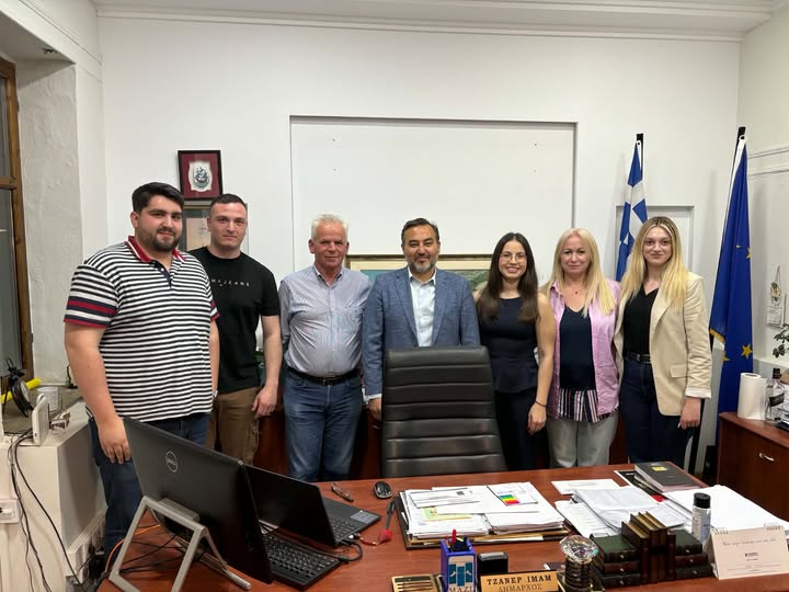 Εθιμοτυπική επίσκεψη του ΔΣ του Μορφωτικού Συλλόγου των εν Θράκη διαβιούντων Σαρακατσαναίων στον Δήμαρχο Ιάσμου