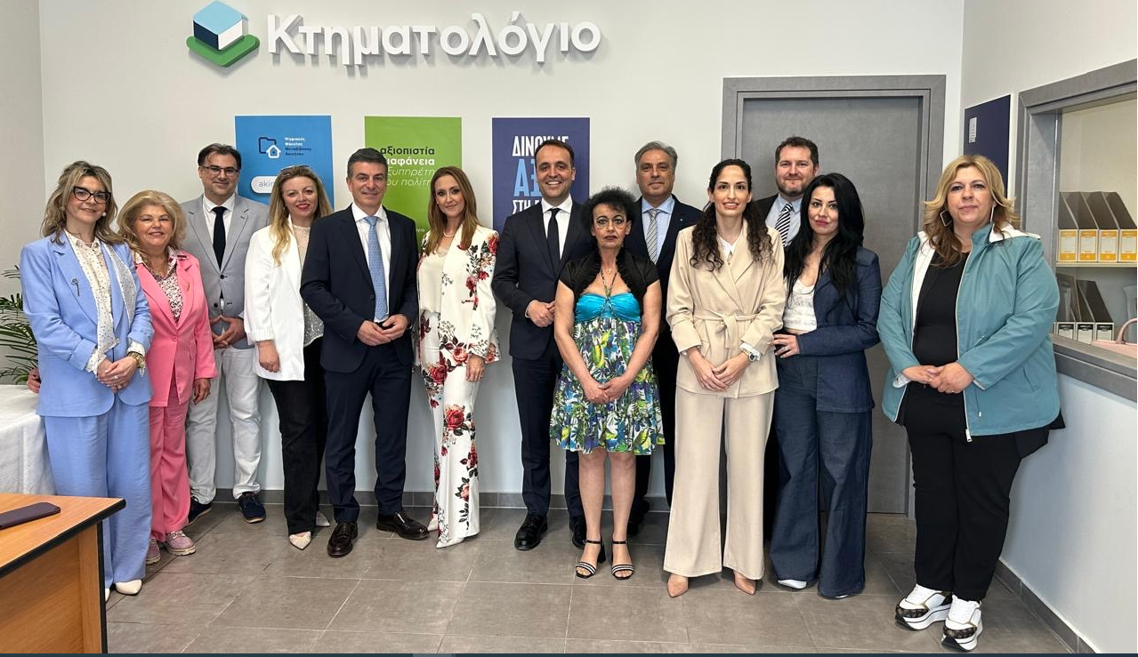 Το Υποκατάστημα Ορεστιάδας του Ελληνικού Κτηματολογίου εγκαινίασαν ο Υφυπουργός Ψηφιακής Διακυβέρνησης Χρήστος Δερμεντζόπουλος και ο Πρόεδρος του Ελληνικού Κτηματολογίου Θάνος Λίπας