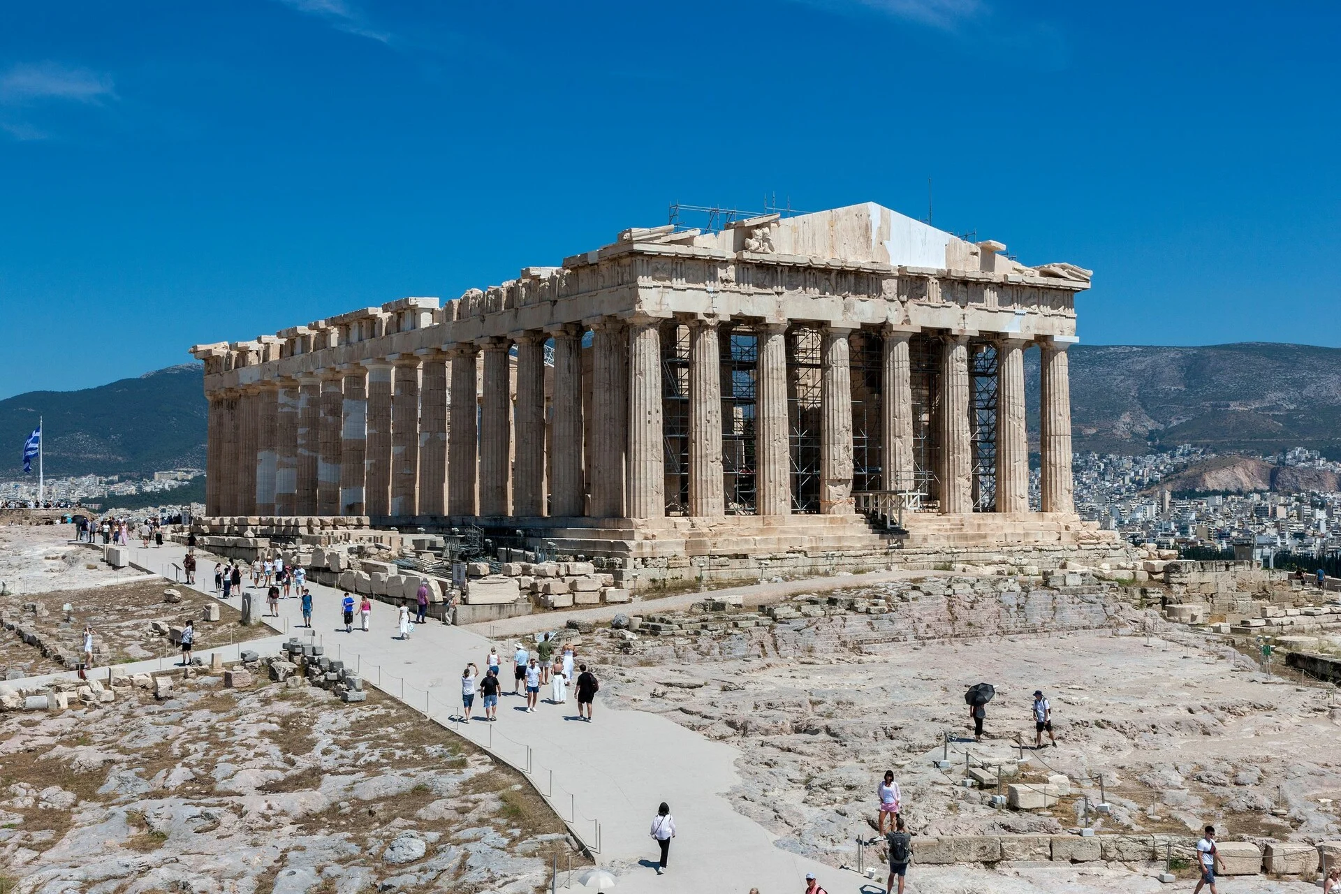 Παρθενώνας: Η δυτική όψη αποκαταστάθηκε και αποκαλύπτεται όπως δεν είχε φανεί εδώ και δύο αιώνες Παρθενώνας: Η δυτική όψη αποκαταστάθηκε και αποκαλύπτεται όπως δεν είχε φανεί εδώ και δύο αιώνες