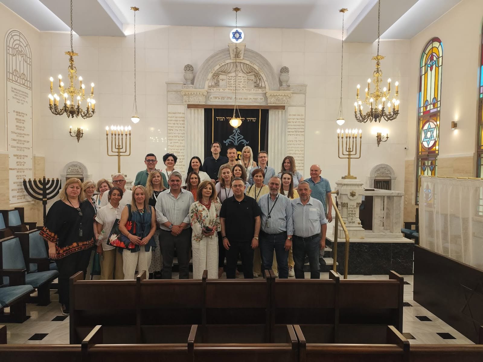 Περιήγηση και ξενάγηση σε Εβραϊκά μνημεία της Θεσσαλονίκης πραγματοποίησε ο Γραμματέας της Αποκεντρωμένης Διοίκησης ΑΜΘ, Δημήτρης Γαλαμάτης Περιήγηση και ξενάγηση σε Εβραϊκά μνημεία της Θεσσαλονίκης πραγματοποίησε ο Γραμματέας της Αποκεντρωμένης Διοίκησης ΑΜΘ, Δημήτρης Γαλαμάτης