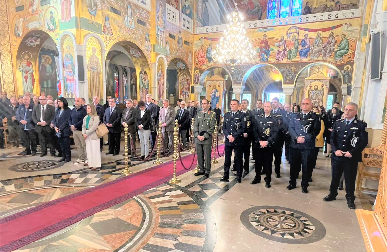 Πραγματοποιήθηκε με επιτυχία ο εορτασμός του Αγίου Αρτεμίου, Προστάτη της Ελληνικής Αστυνομίας, σε όλες τις αστυνομικές Δ/νσεις  της ΠΑΜΘ (φωτος)